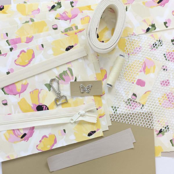 Preview: Nähset Tasche 'Leni' - Mohnblumen