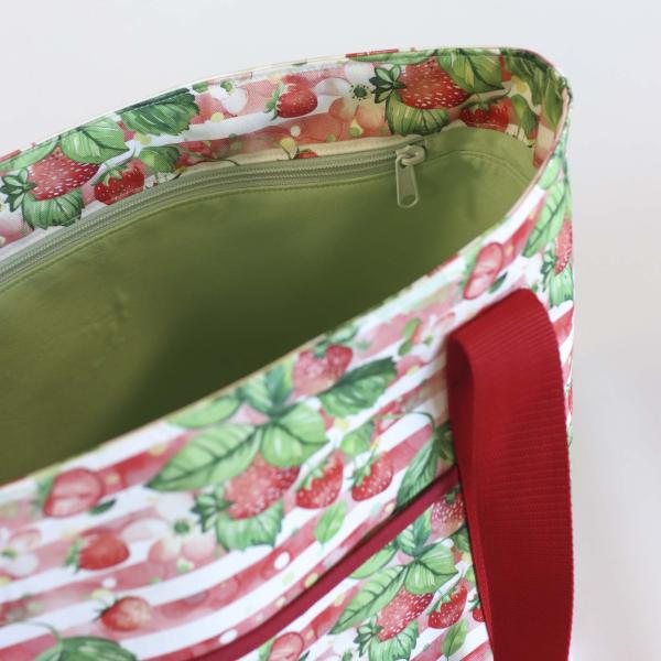 Nähset Tasche 'Leni' - Erdbeere