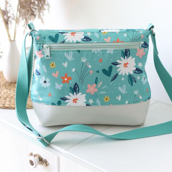 Nähset Tasche 'Katie' - Flowers mint