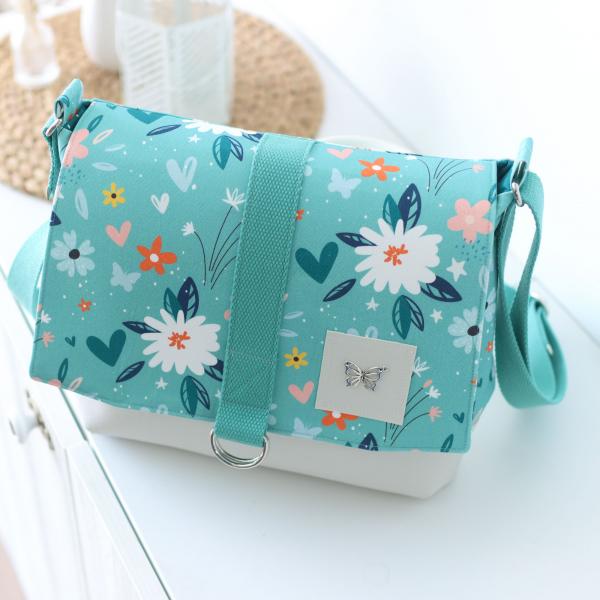 Nähset Tasche 'Katie' - Flowers mint