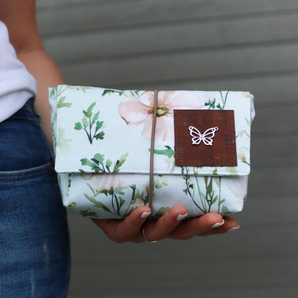 Nähset Minibag - Blumenwiese mint