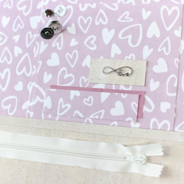 Nähbox große Kosmetiktasche - Lieblingsstück rosa