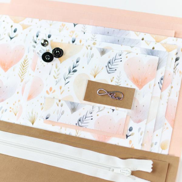 Nähbox große Kosmetiktasche - Herzstück