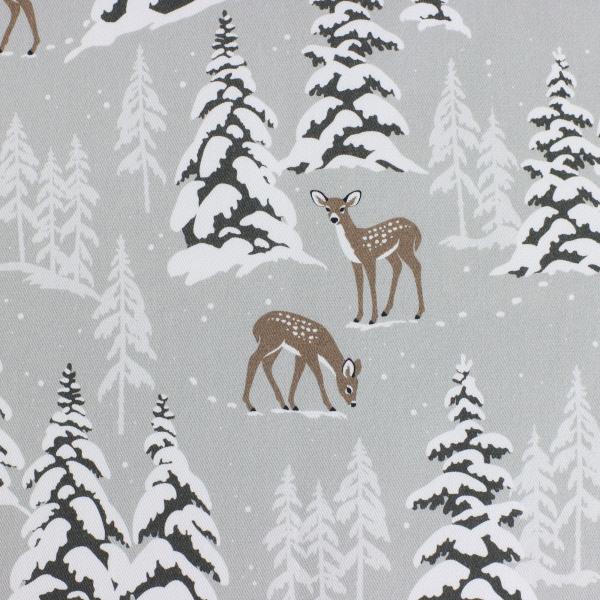 Preview: Canvas Eigenproduktion 'Rehe im Winterwald'