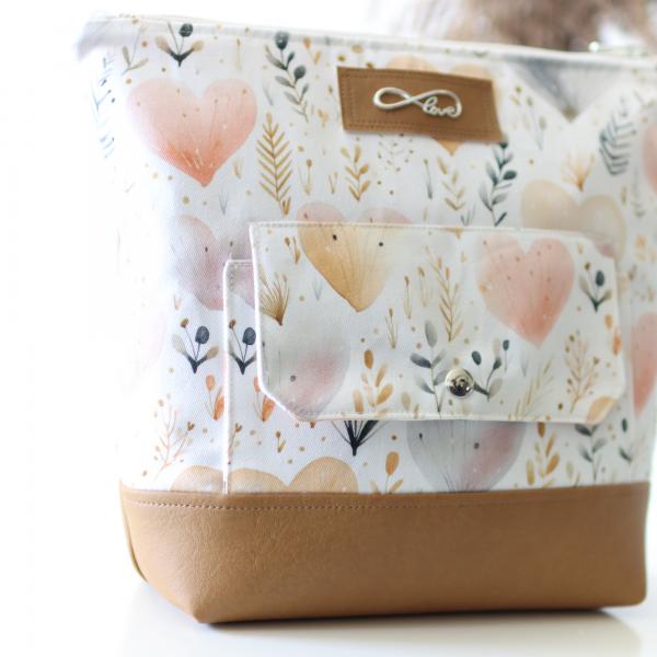Nähbox große Kosmetiktasche - Herzstück