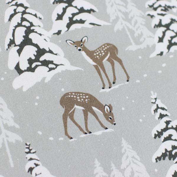 Preview: Canvas Eigenproduktion 'Rehe im Winterwald'