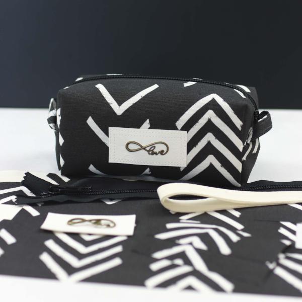 Nähset Boxybag 'Mini' - Black & White