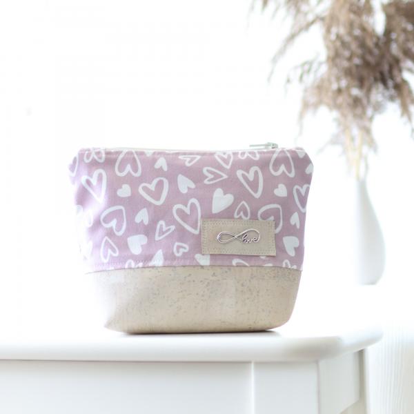 Preview: Nähbox Kosmetiktasche - Lieblingsstück rosa