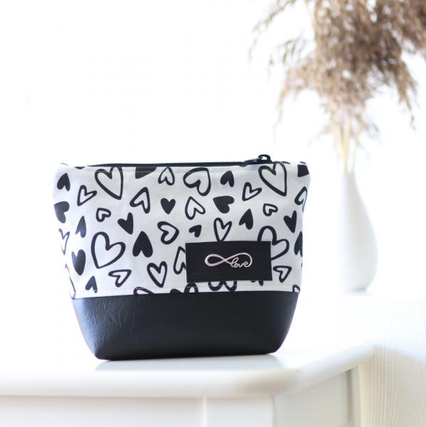 Nähbox Kosmetiktasche - Lieblingsstück schwarz