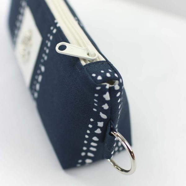 Preview: Zipperbag - Waterdrops Navy