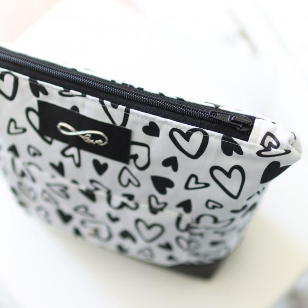Nähbox große Kosmetiktasche - Lieblingsstück schwarz
