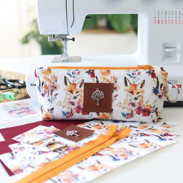 Nähset Zipperbag - Blütenfuchs