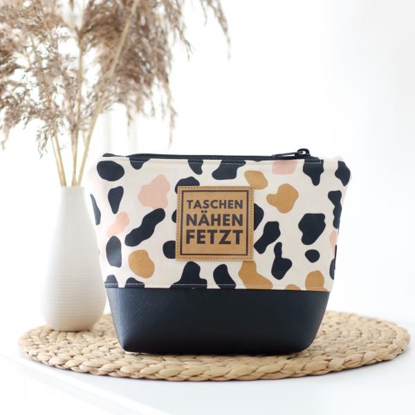 Nähbox Kosmetiktasche - Leo inkl. Labelset 'Nähliebe'
