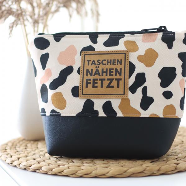 Nähbox Kosmetiktasche - Leo inkl. Labelset 'Nähliebe'