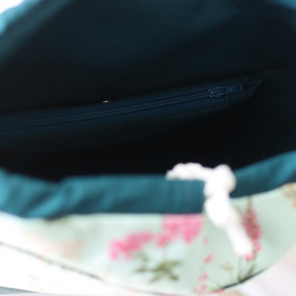 Nähbox Rucksack - Pastellblüten inkl. Labelset 'Floral'