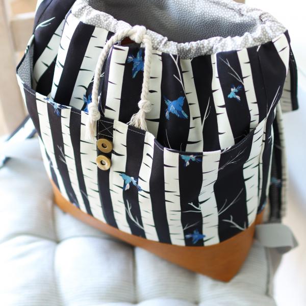Nähbox Rucksack - Birkenwald
