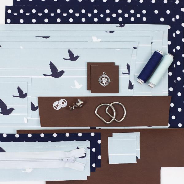Nähbox 'Amber' - Blue Bird