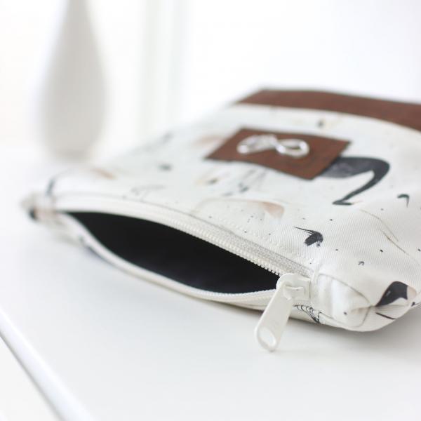 Nähbox Kosmetiktasche - Schwäne