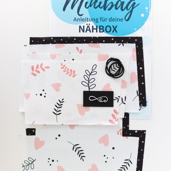 Preview: Nähset Minibag - Herzblatt