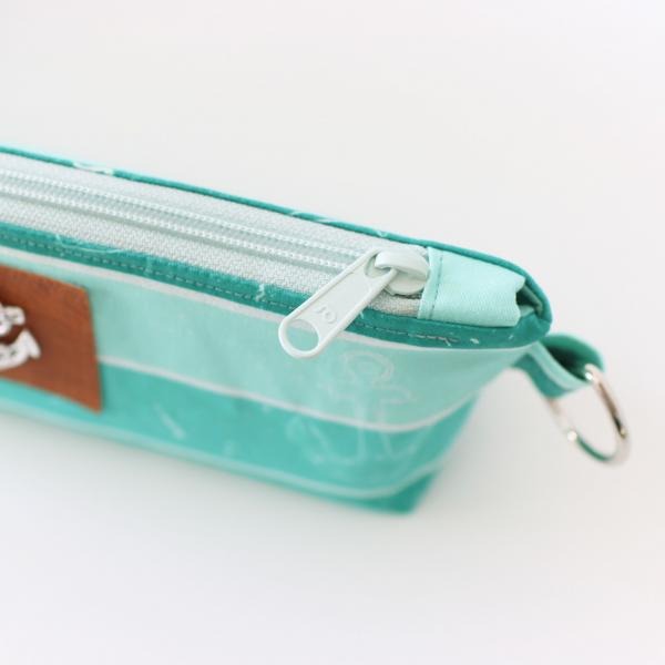 Nähset Zipperbag - Anker türkis