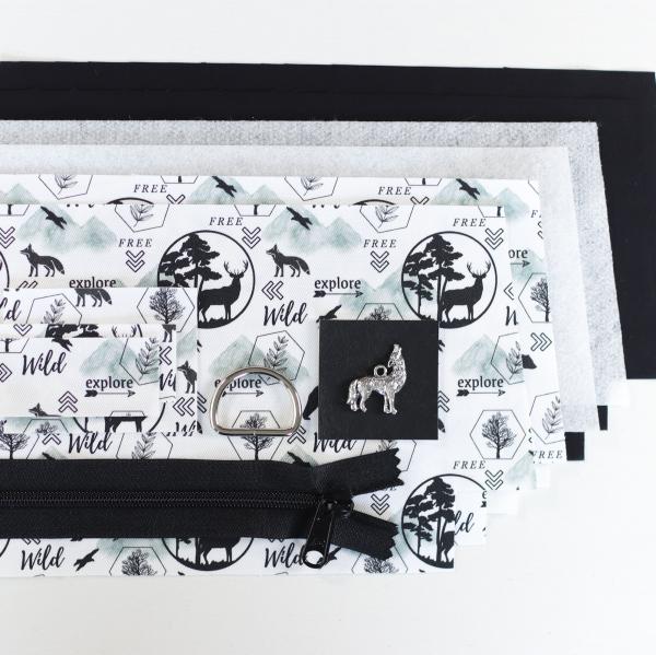 Nähset Zipperbag - Wildlife