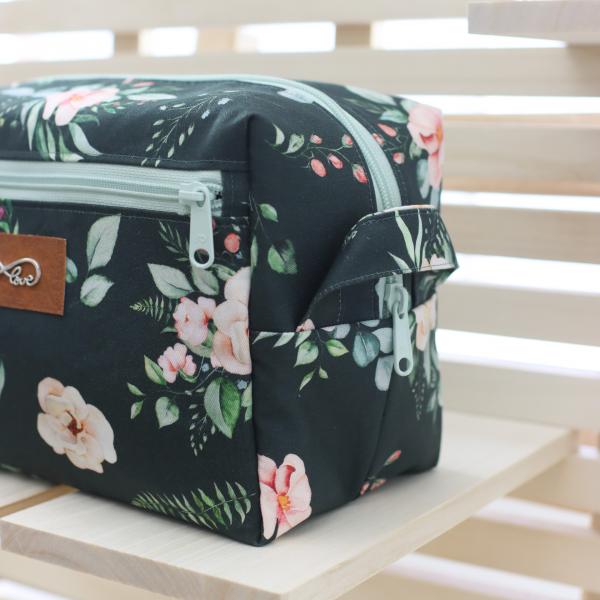 Nähset Boxybag 'Maxi' - Aquarell dunkelgrün