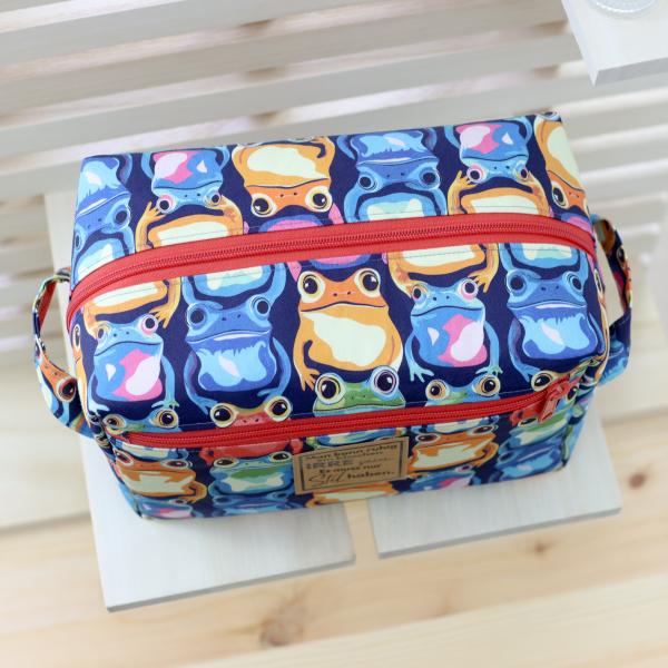 Nähset Boxybag 'Maxi' - Froschkönig inkl. Labelset 'Crazy'