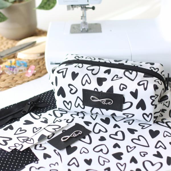 Preview: Nähset Boxybag 'Mini' - Lieblingsstück schwarz