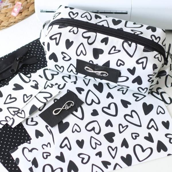 Preview: Nähset Boxybag 'Mini' - Lieblingsstück schwarz