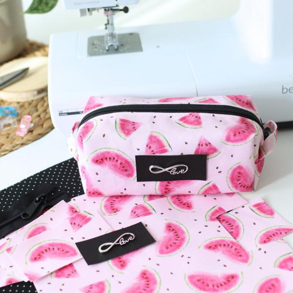 Preview: Nähset Boxybag 'Mini' - Melone