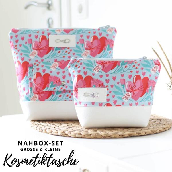 Nähbox große Kosmetiktasche - For You!