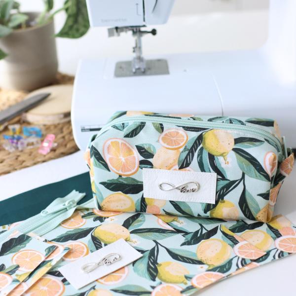 Preview: Nähset Boxybag 'Mini' - Sunny Lemon