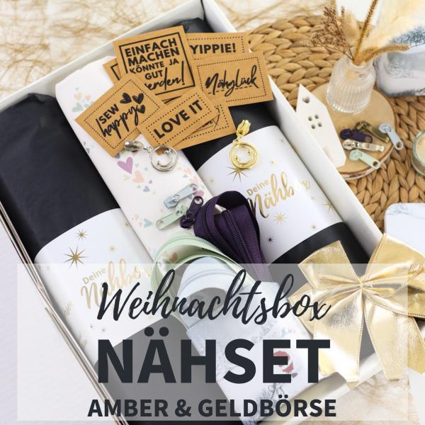 Große Weihnachtsbox mit Amber- & Geldbörsen-Nähset