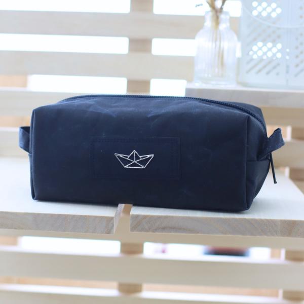 Preview: Nähset Boxybag 'Mini' - Waxed Ocean