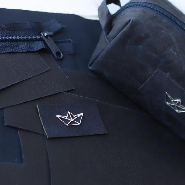 Preview: Nähset Boxybag 'Mini' - Waxed Ocean