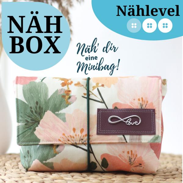 Nähset Minibag - Blumengarten