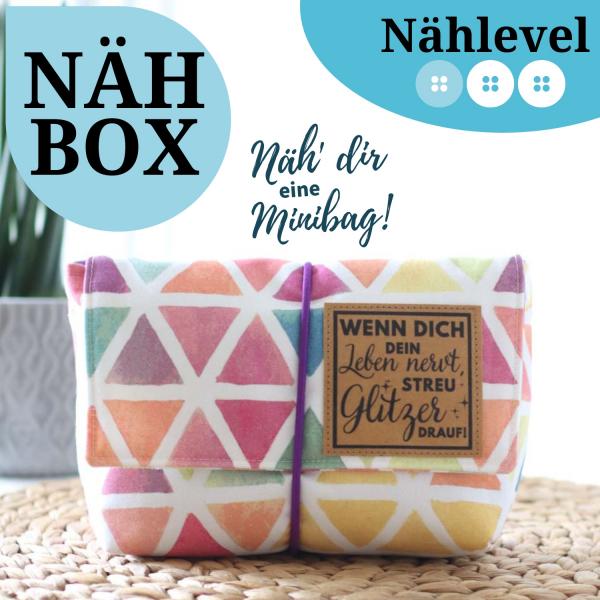 Nähset Minibag - Geo inkl. Labelset 'C'est la vie!'