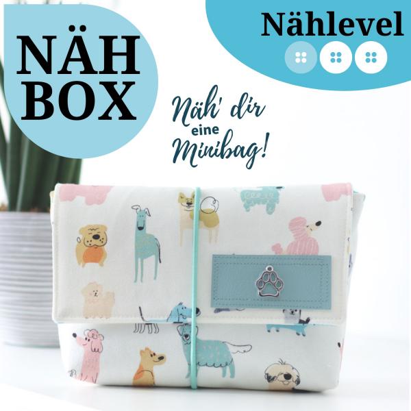 Nähset Minibag - Hundeblick