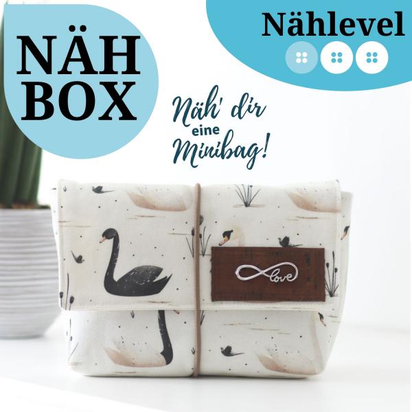 Nähset Minibag - Schwäne