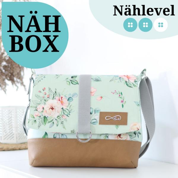 Nähset Tasche 'Katie' - Aquarell mint
