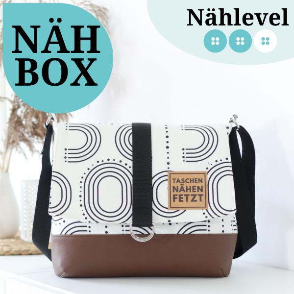 Nähset Tasche 'Katie' - Boho inkl. Labelset 'Nähliebe'