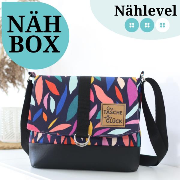 Nähset Tasche 'Katie' - Farbenfroh inkl. Labelset 'Statement'