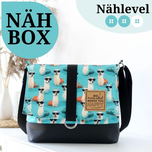 Nähset Tasche 'Katie' - Lama inkl. Labelset 'Fun'