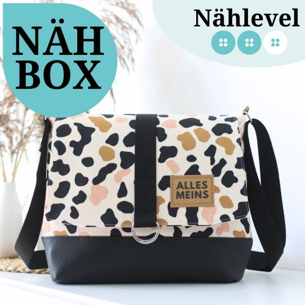 Nähset Tasche 'Katie' - Leo inkl. Labelset 'Nähliebe'
