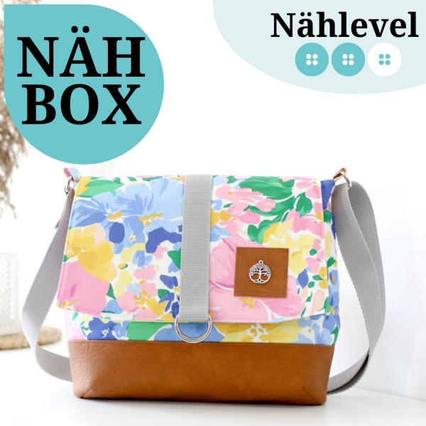Nähset Tasche 'Katie' - Pink & Blue