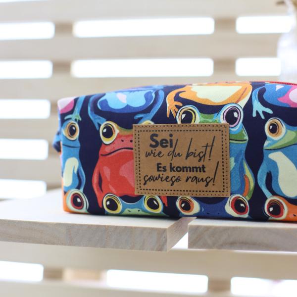 Preview: Nähset Boxybag 'Mini' - Froschkönig inkl. Labelset 'Crazy'