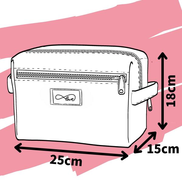 Nähset Boxybag 'Maxi' - Leo inkl. Labelset 'Nähliebe'