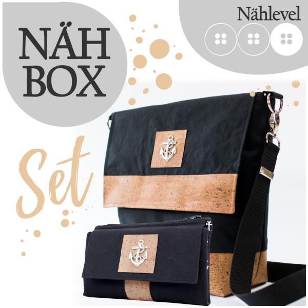 Nähbox Set - Amber & Geldbörse - Waxed Anchor