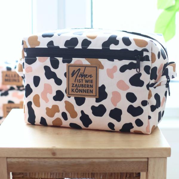 Nähset Boxybag 'Maxi' - Leo inkl. Labelset 'Nähliebe'