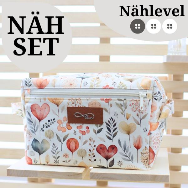 Nähset Boxybag 'Maxi' - Herzallerliebst